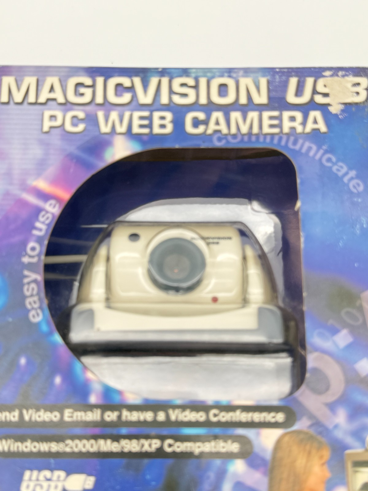 I/O Magic MagicVision USB PC Web Camera DR-CM200 Windows XP 98 Vintage