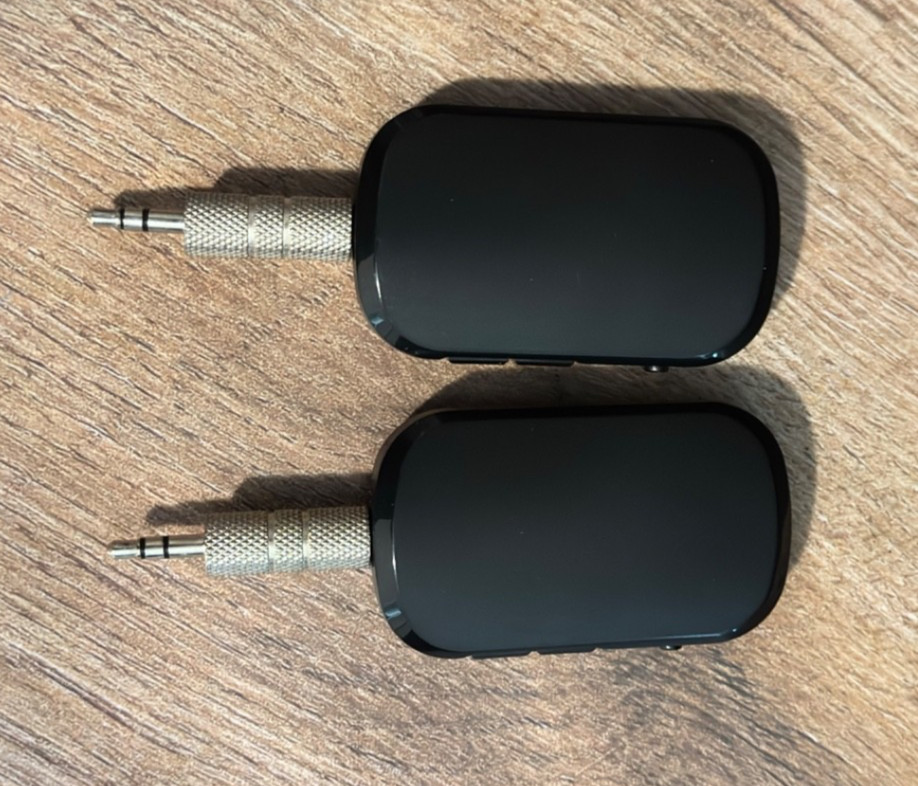 2x By Differ Bluetooth 3.5mm Wireless Audio Transmitter Adapter Set