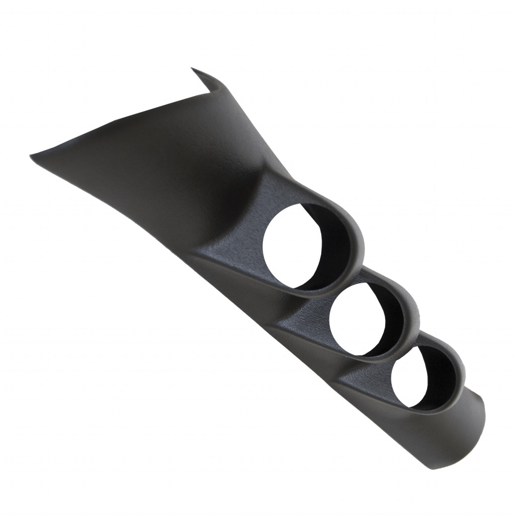 AutoMeter Triple Pillar For Dodge Ram 1500 1998-2002 Black 52mm