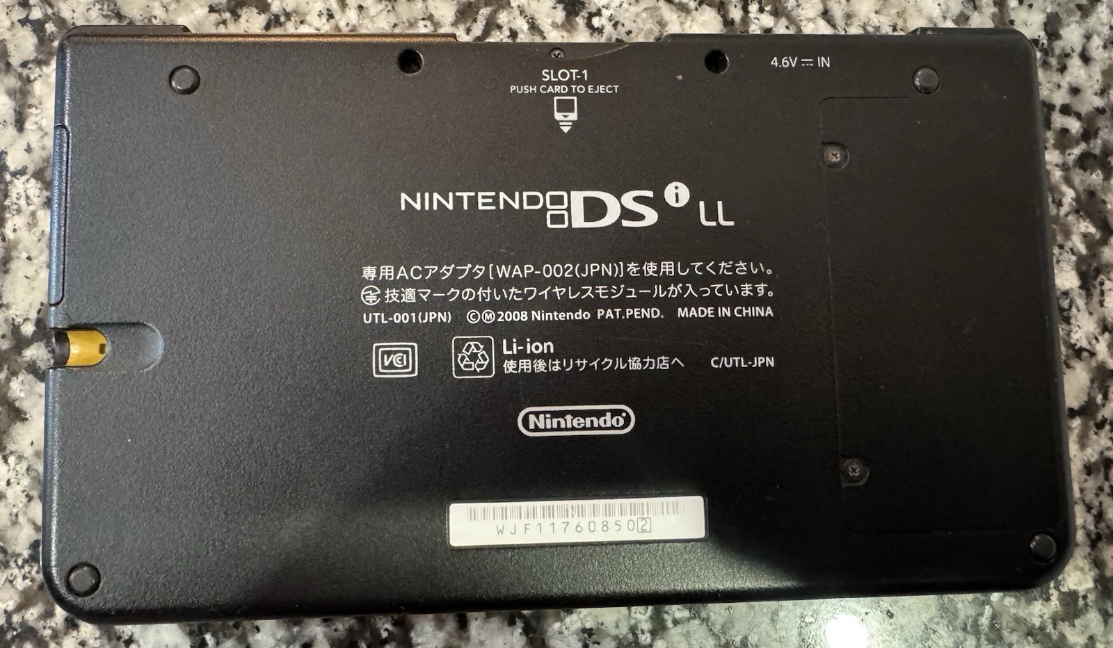Nintendo DSI XL Yellow Japanese Console Only TESTED