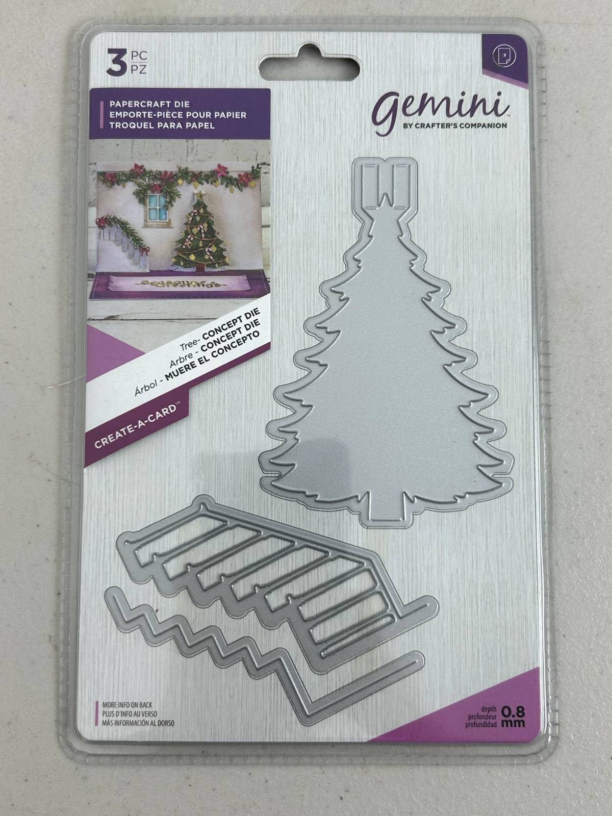 Crafters Companion Gemini Christmas Dimensional Tree Concept Accessories
