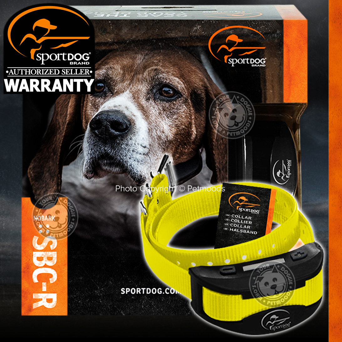 SportDOG NoBark SBC-R Rechargeable No Bark Dog Collar YELLOW Submersible