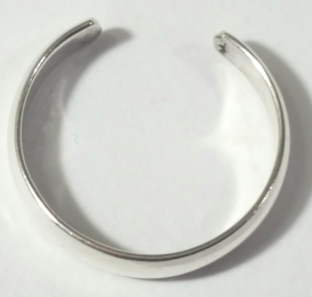 Plain Band Toe Ring Adjustable 925 Sterling Silver 3 mm