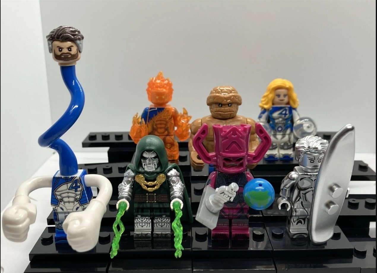 Custom Fantastic Four Mini Figure Set Of 7