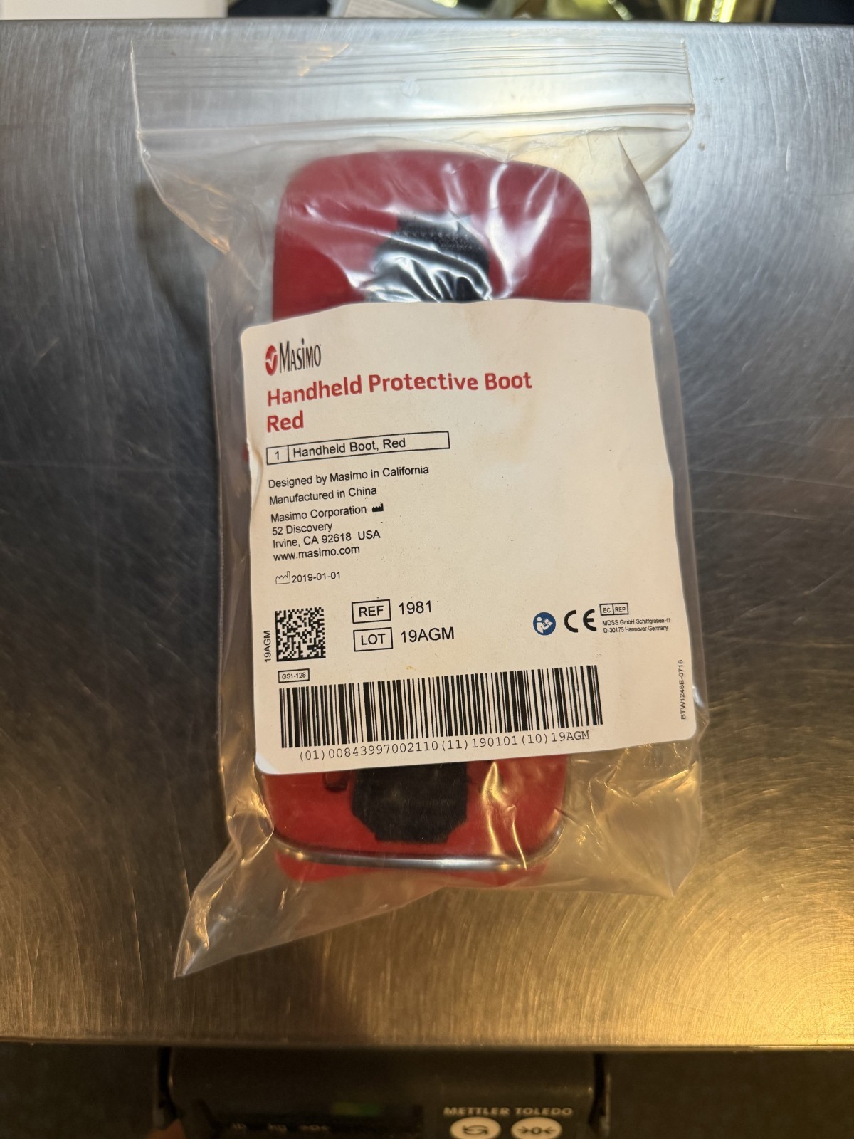 Masimo Rad 57 Red Handheld Protective Boot