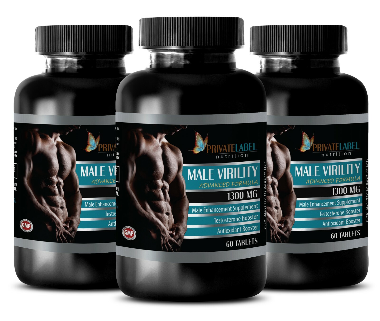 Sexual support for men - MALE VIRILITY 1300MG - maca in supplements 3B