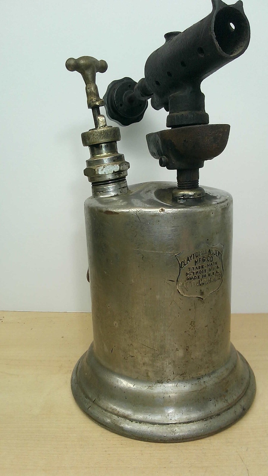 Vintage Clayton & Lambert Blow Torch Patd June 4, 1921 – Steampunk – Untested