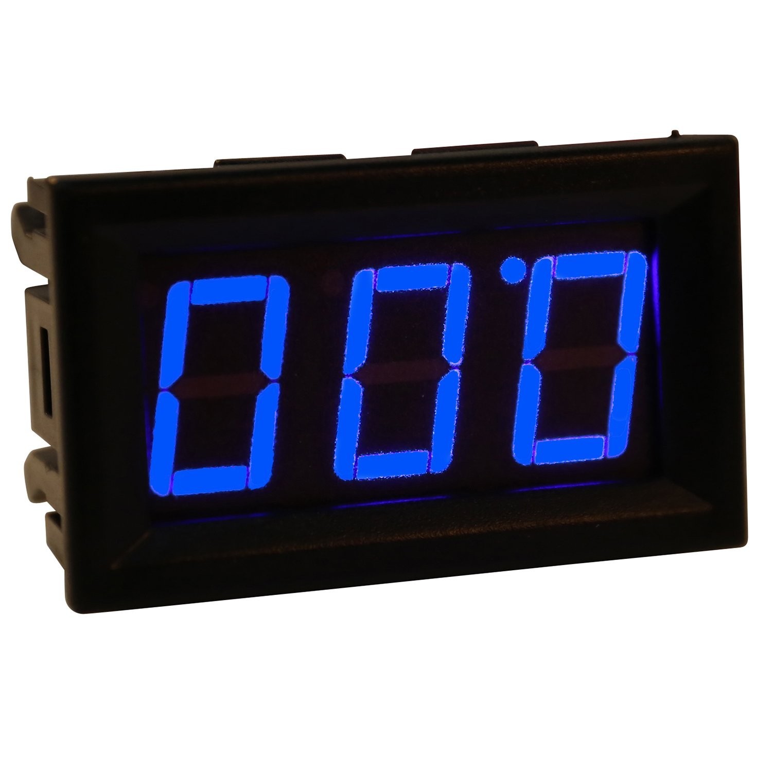 3-Wire Digital Voltmeter Mini Voltage Tester with Blue LED Display | Reverse ...