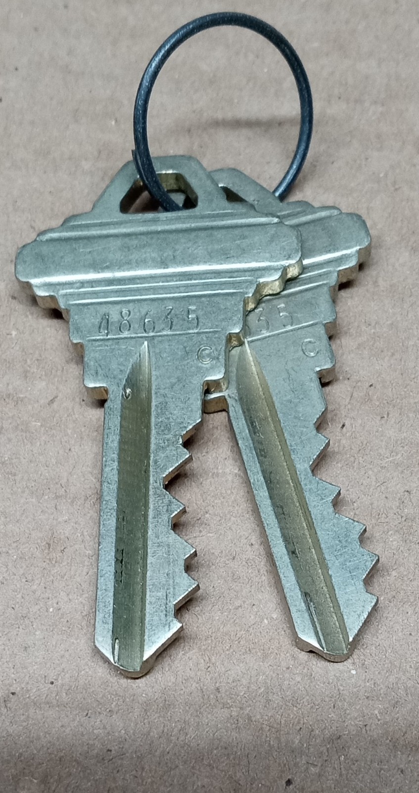 LSDA Schlage Keys, Code PRECUT Sets Of 2, Keyway C, 6 Cuts/Pin