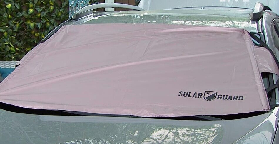 2 of  Solar Guard Sun Shade Universal Windshield Cover ROSEGOLD Standard Sedans