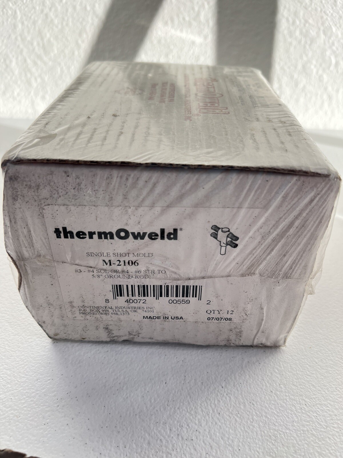 THERMOWELD SINGLE SHOT MOLD  M-2106 GROUND ROD LOT OF 12 NIB