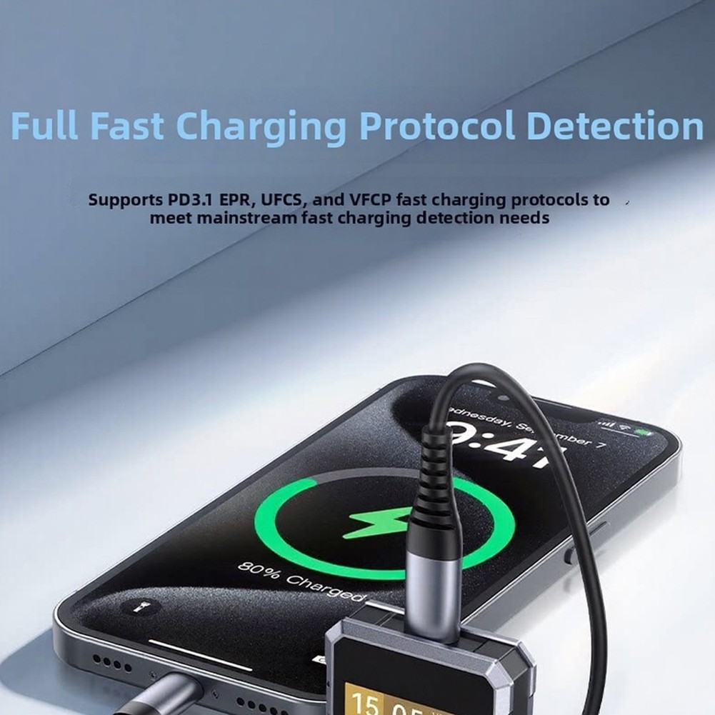 240W USB-C for pd 3.1 Power Analyzer for Battery Capacity Calculation Testing