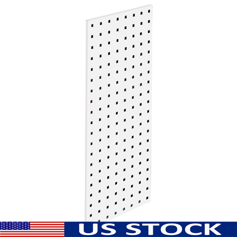 Heavy Duty Steel Pegboard Strip Square Hole Tool Organizer 80 Lbs Capacity New