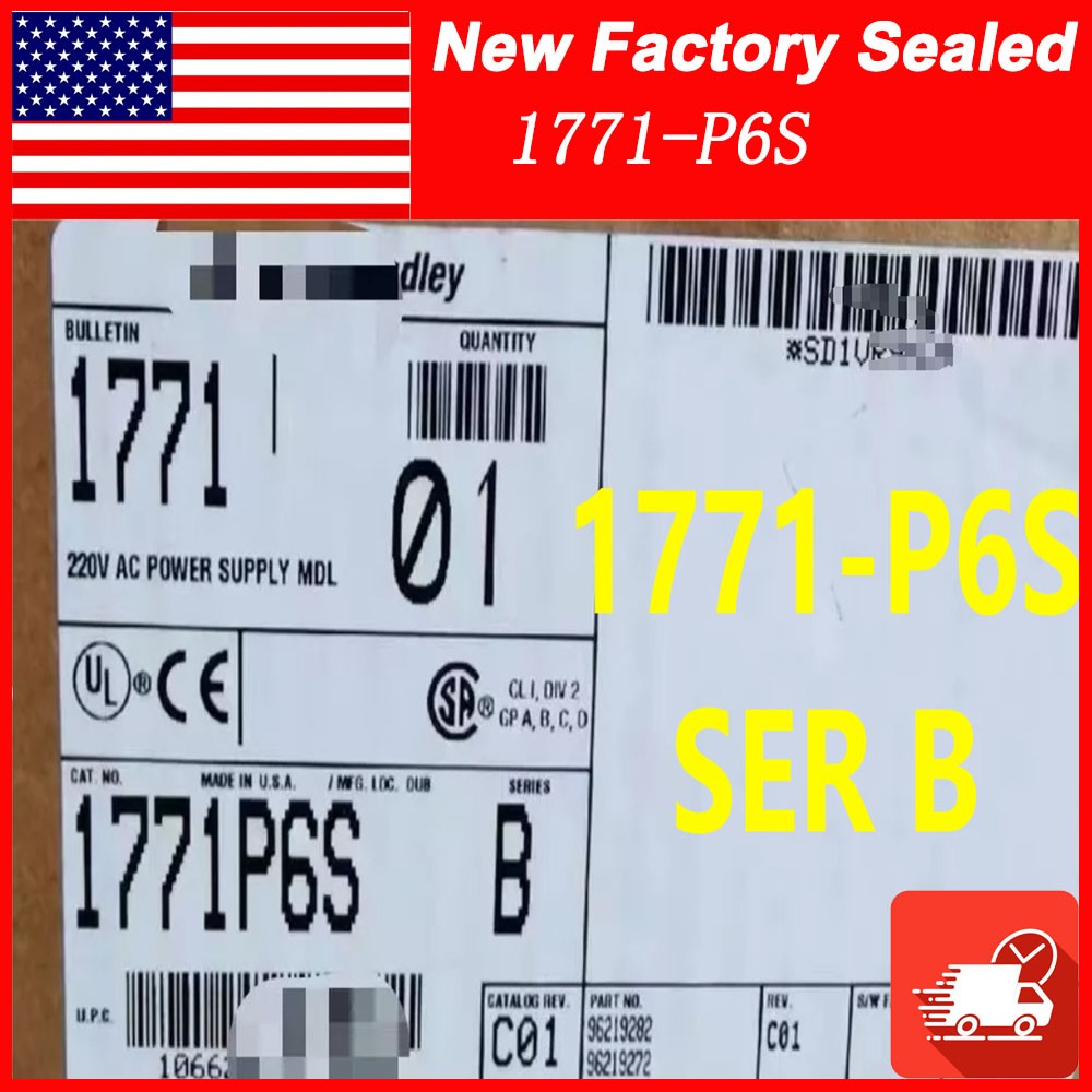 New AB 1771-P6S New in Box New Factory Sealed Free Shipping PLC 1PC