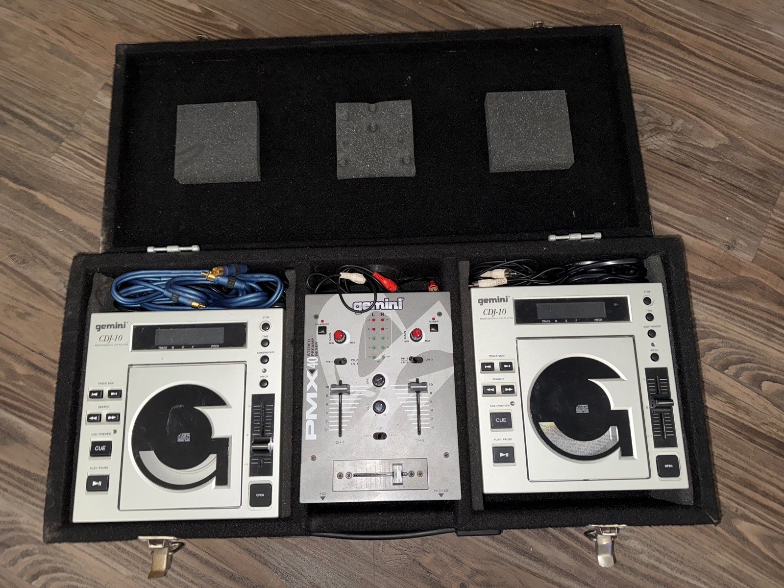 Gemini - CDJs Professional Sound Mixing Equipment w/Hard Case