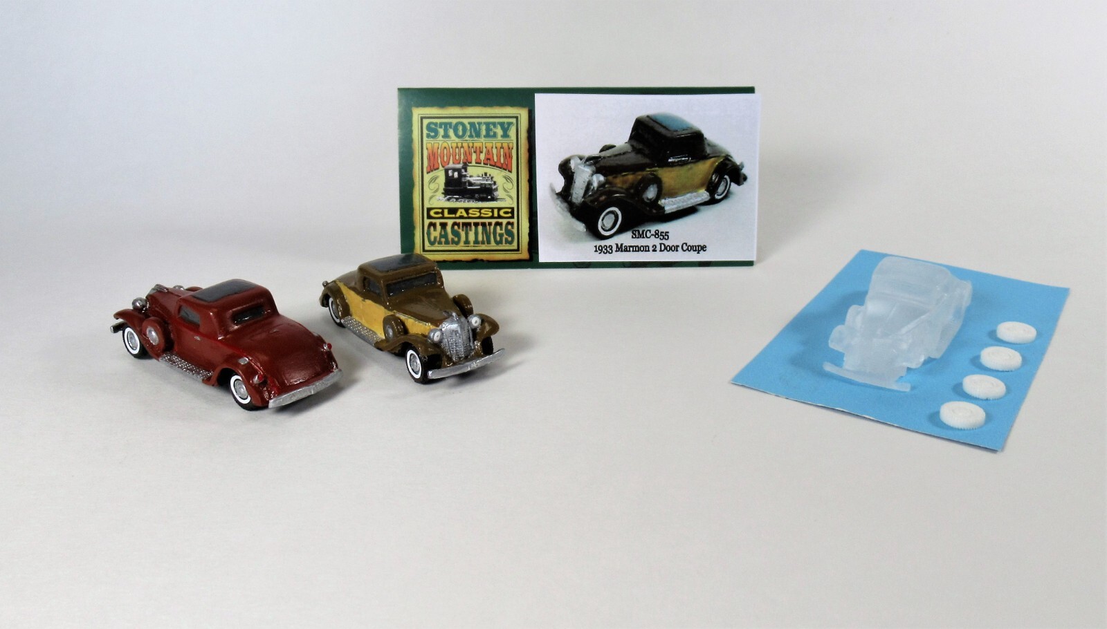 New! SMC-855 1933 Marmon Coupe 2 Door HO-1/87 Scale Clear Resin Kit