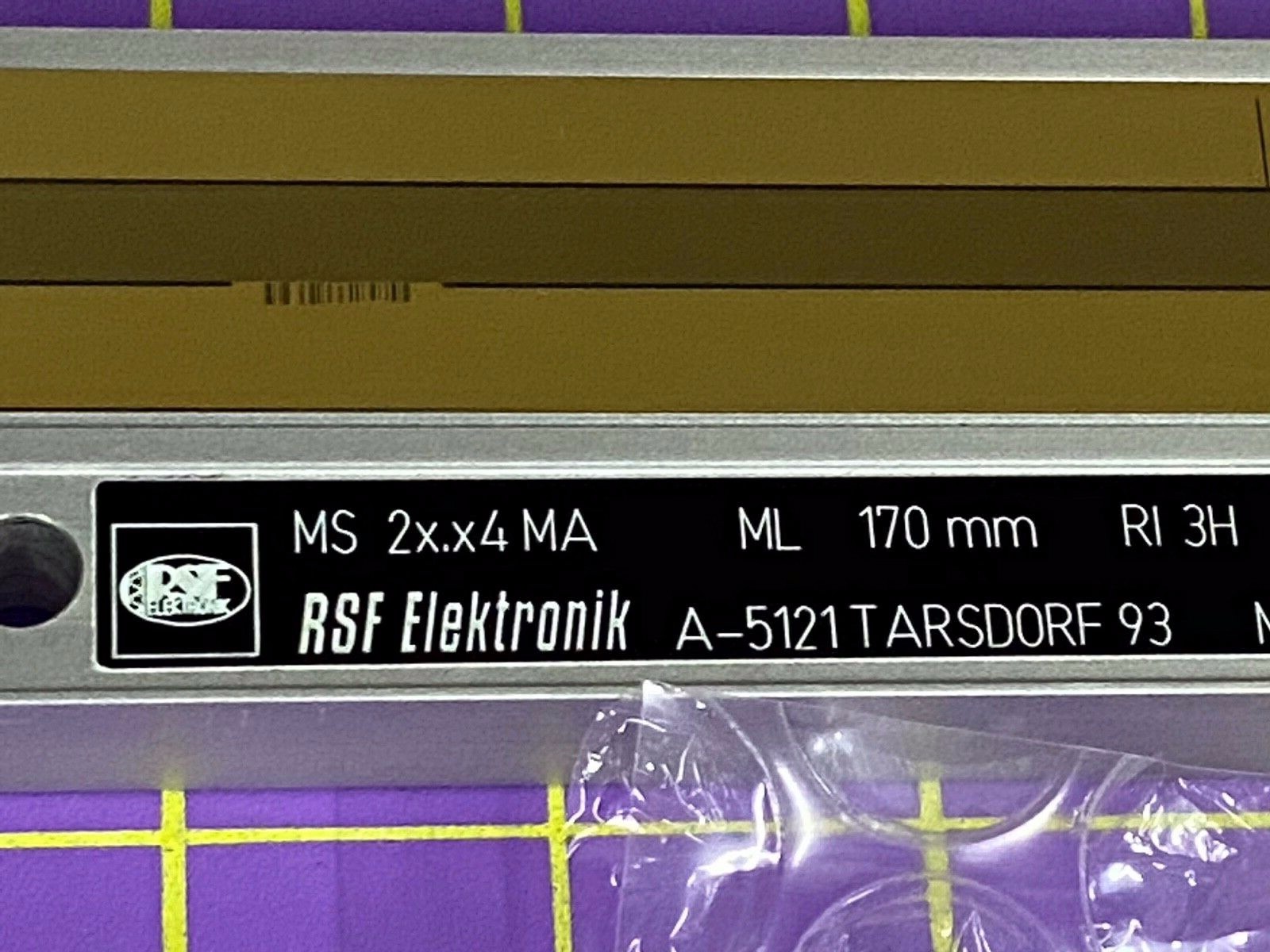 RSF Elektronik MS 20.74-2M LINEAR ENCODER HEAD & MS 2x,x4 MA ML 170mm scale