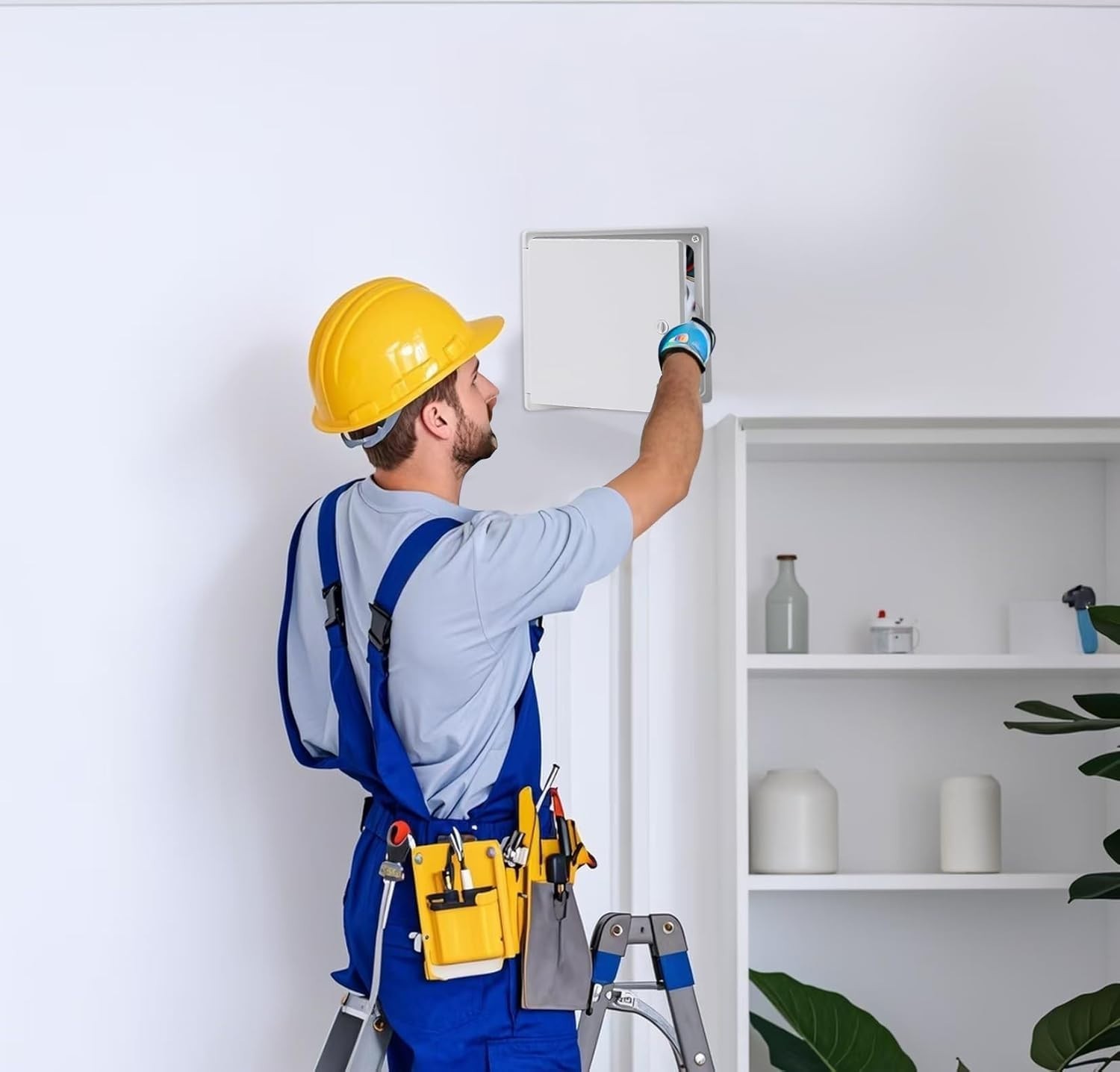 Durable White 12x12 Access Panel with Door for Plumbing & Electrical Access