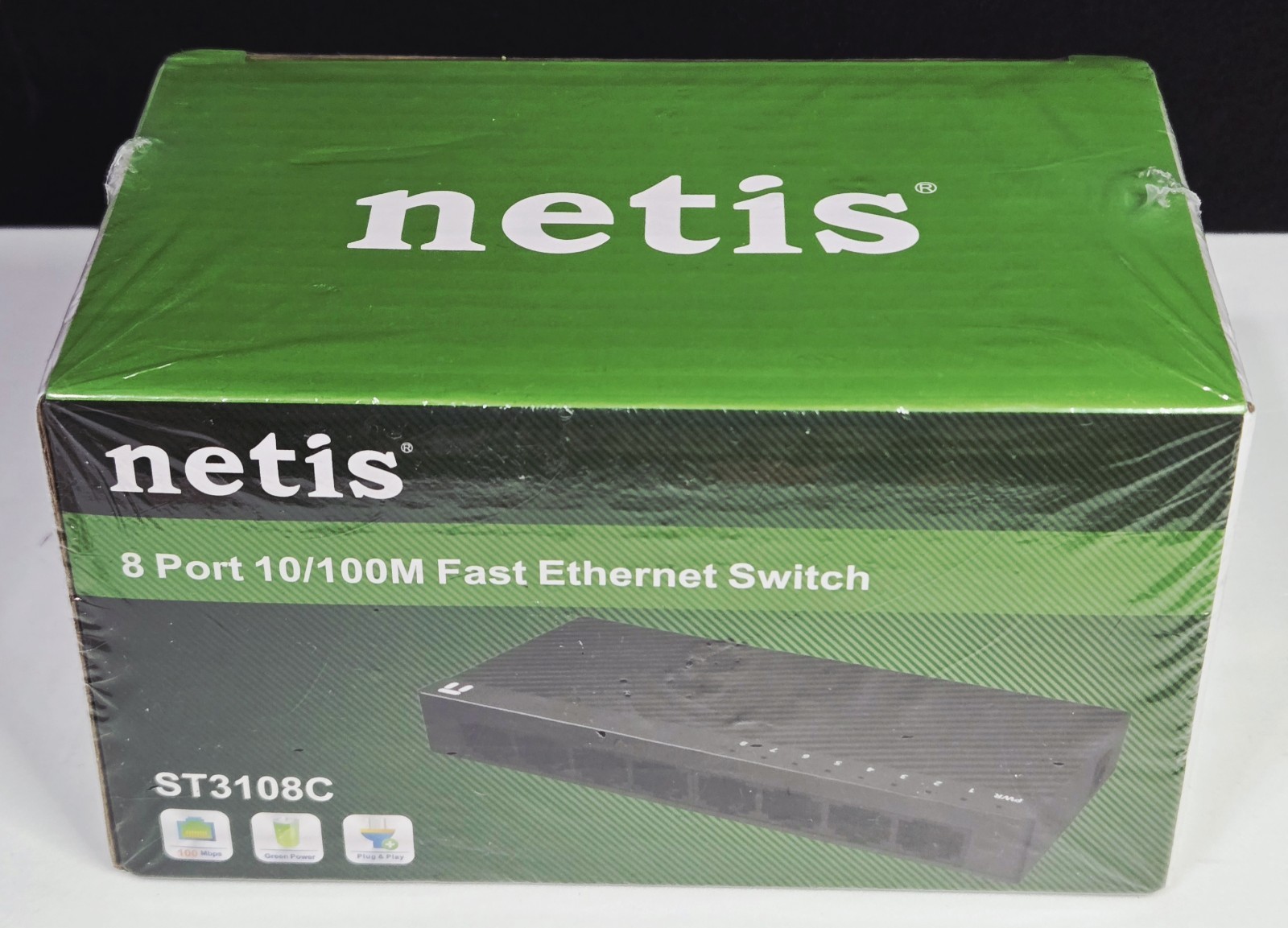 NETIS ST3108C 8-Port 10/100M Fast Ethernet Switch – Unused Sealed Box