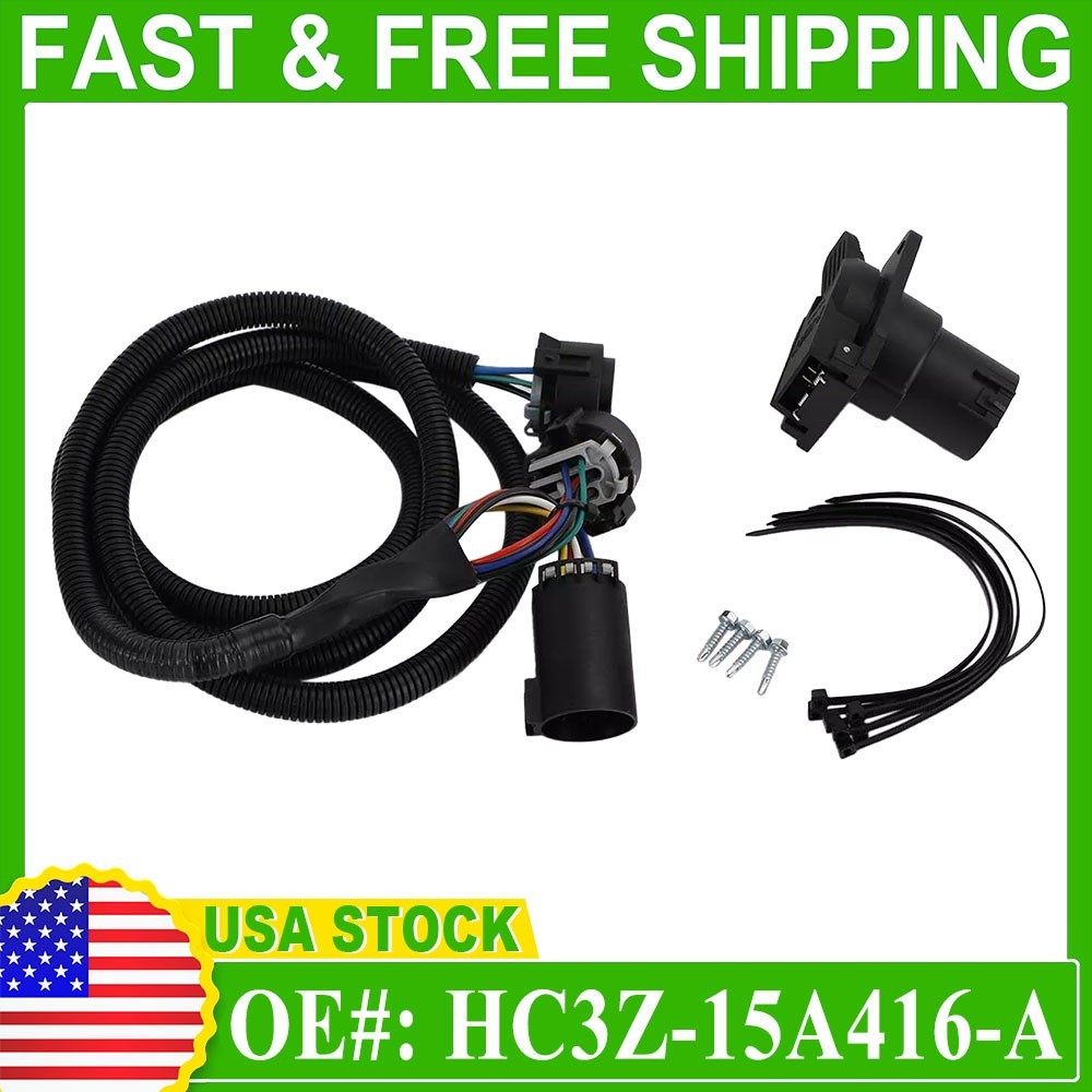 NEW 2017-2022 Ford Super Duty F250 - F550 In Bed Trailer Wiring Harness USA