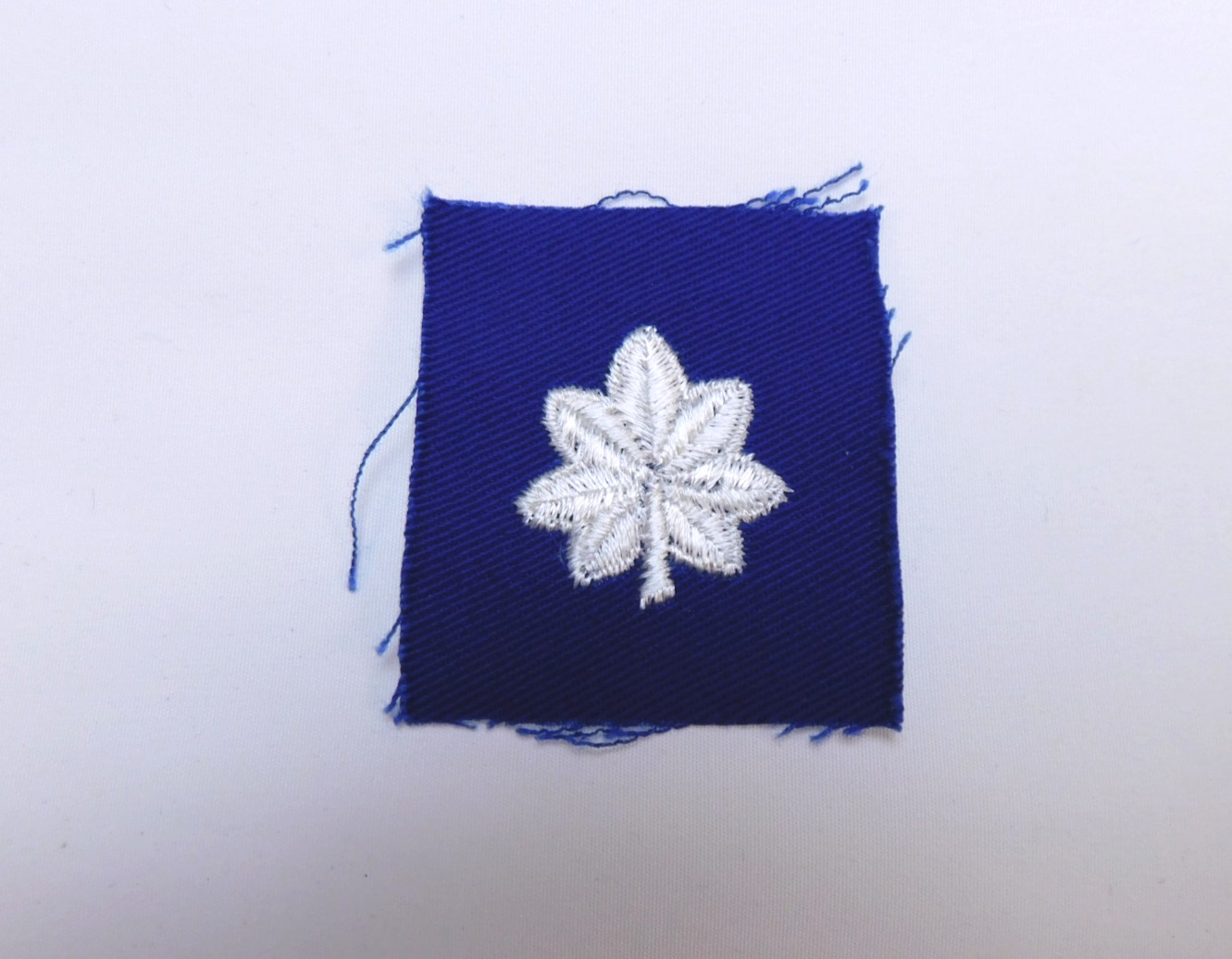 US Air Force Vintage USAF Rank O-5 Lt Col Colonel Blue Twill Military Patch