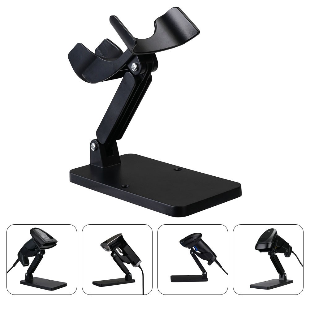 Desktop Hair Dryer Bracket Handheld Scanner Holder Barcode Apparatus Stand