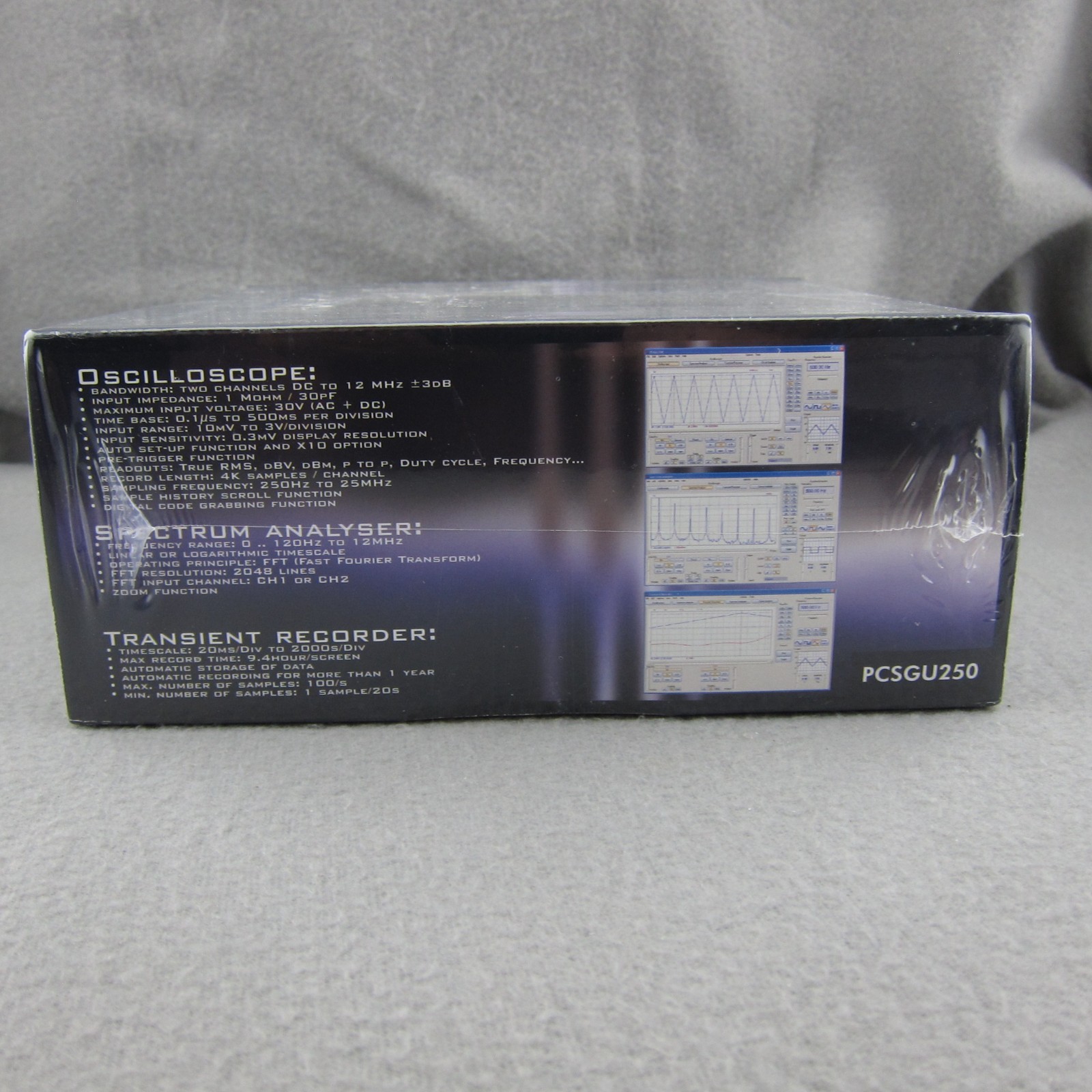 New Velleman PCSGU250 USB-Based PC Oscilloscope & Function Generator Sealed Note