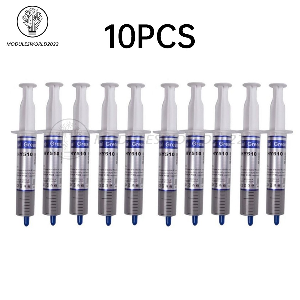 10PCS 30g Grey Thermal Conductive Grease Paste For CPU GPU Chipset Cooling HY510