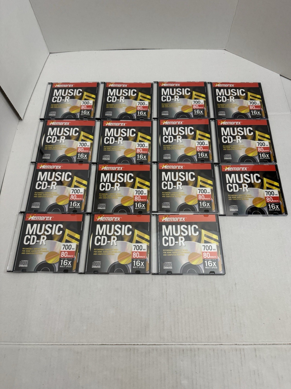 Lot Of 15 Memorex Music CD-R 700 MB 16X Audio Recorders Computer Writers 1