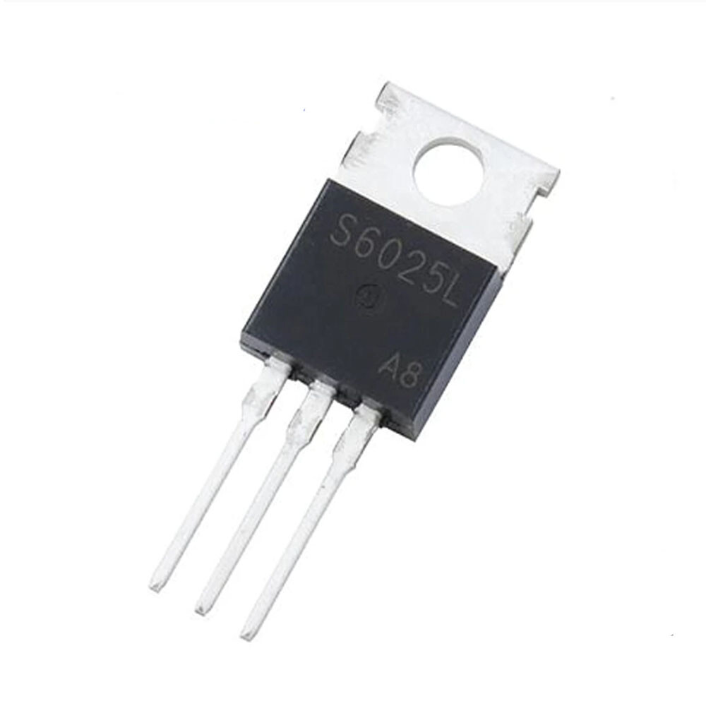 10PCS S6025L S6025 TO-220 25A 600V Transistor YM
