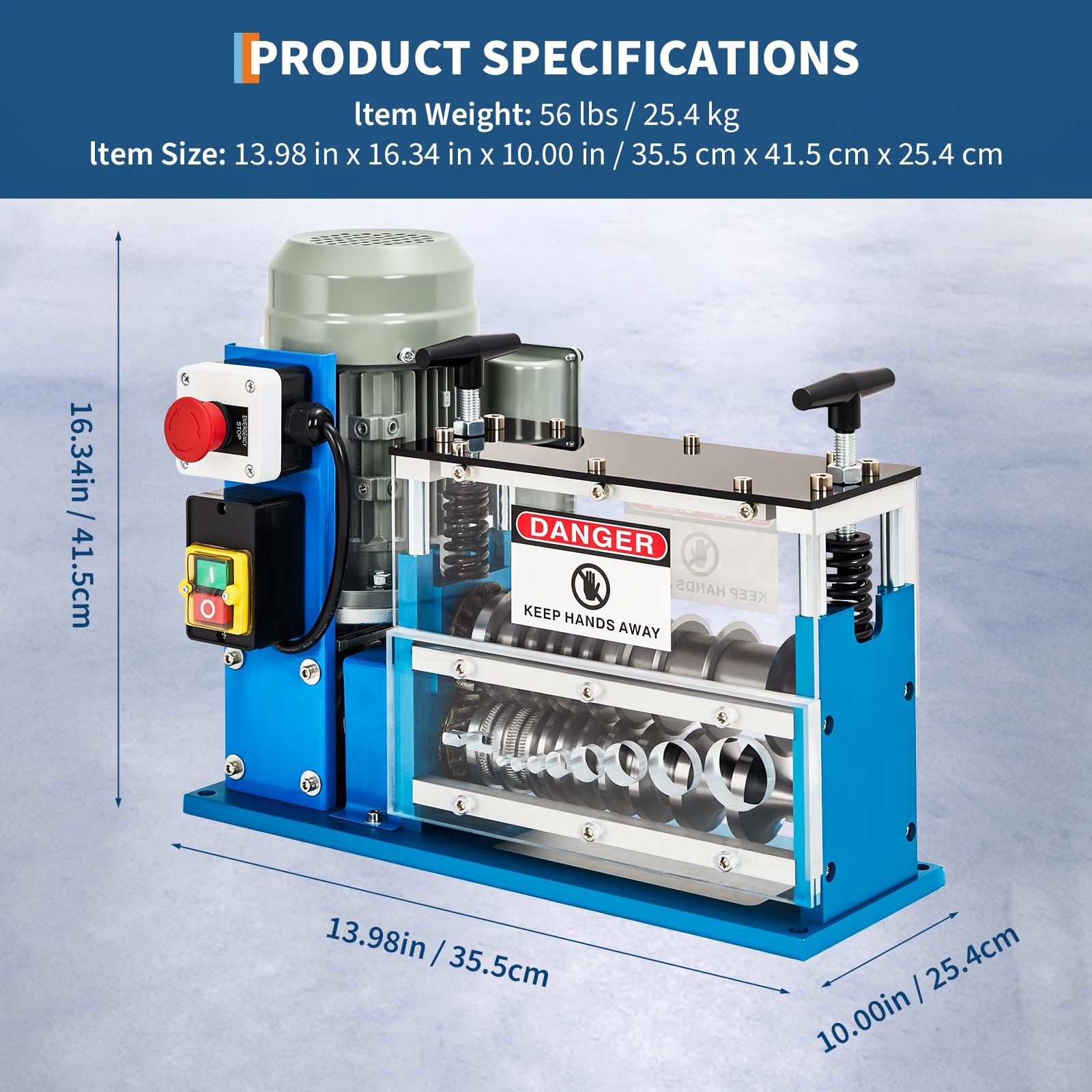370W Automatic Electric Wire Stripping Machine for Copper Cable – 10 Channels