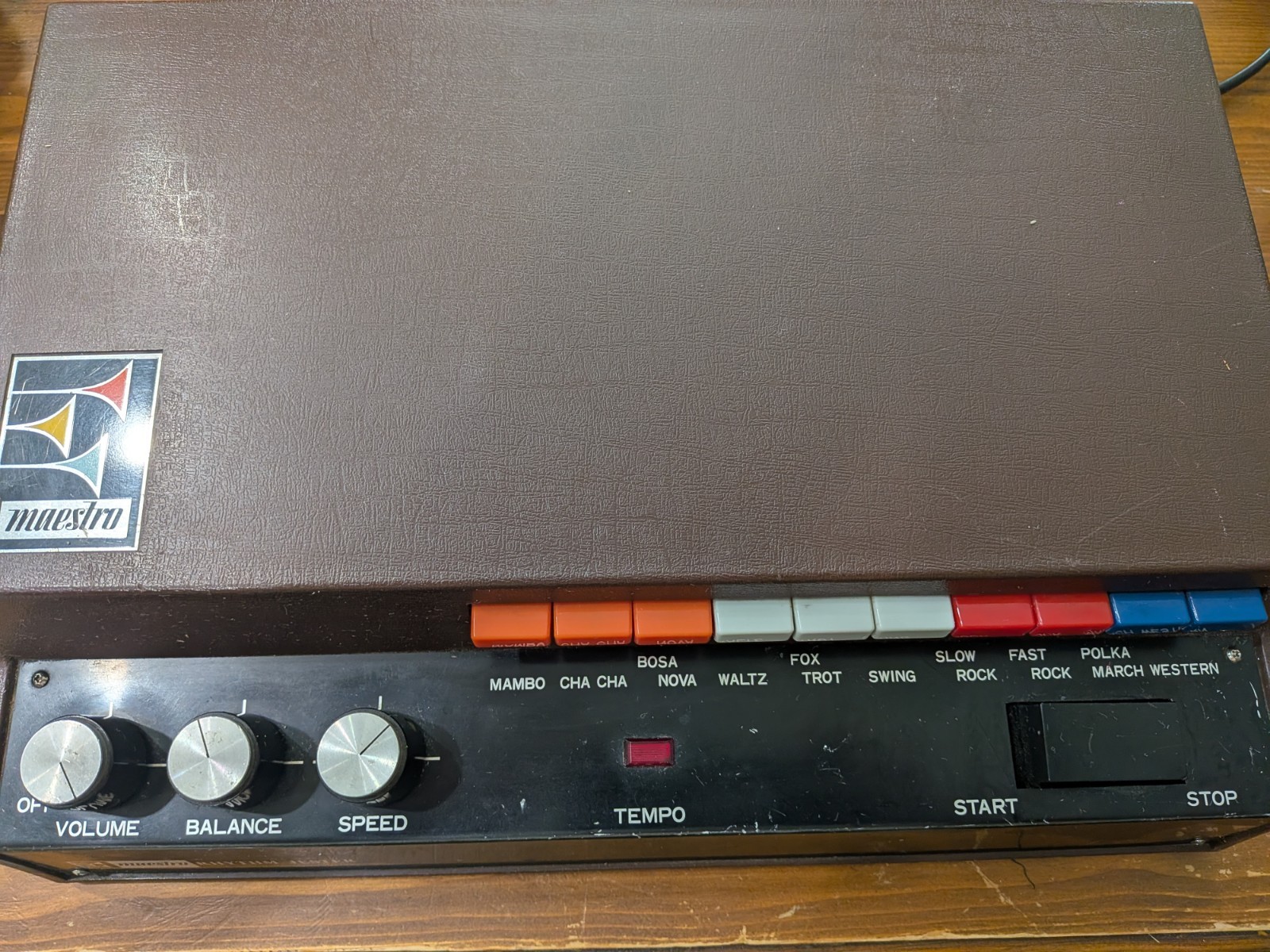 Maestro Rhythm Jester RJ1 Drum Machine Vintage