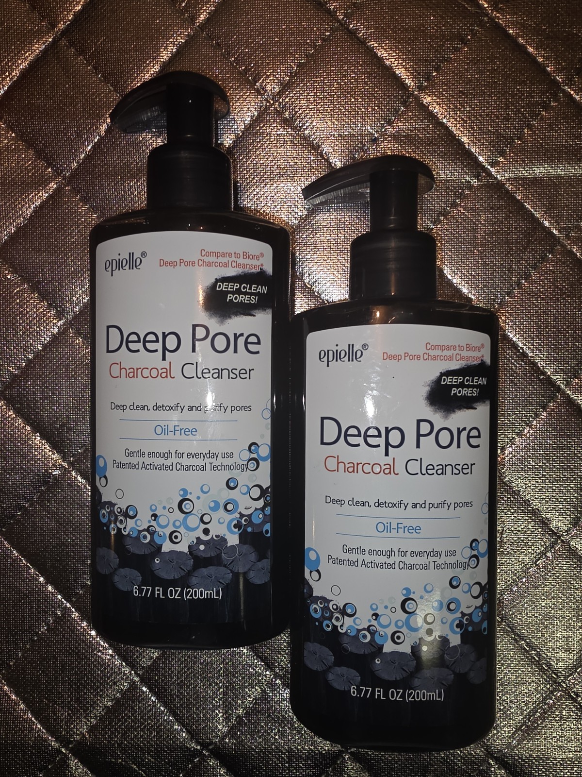 Epielle Deep Pore Charcoal Cleanser, 6.77 Fl Oz Lot Of 2