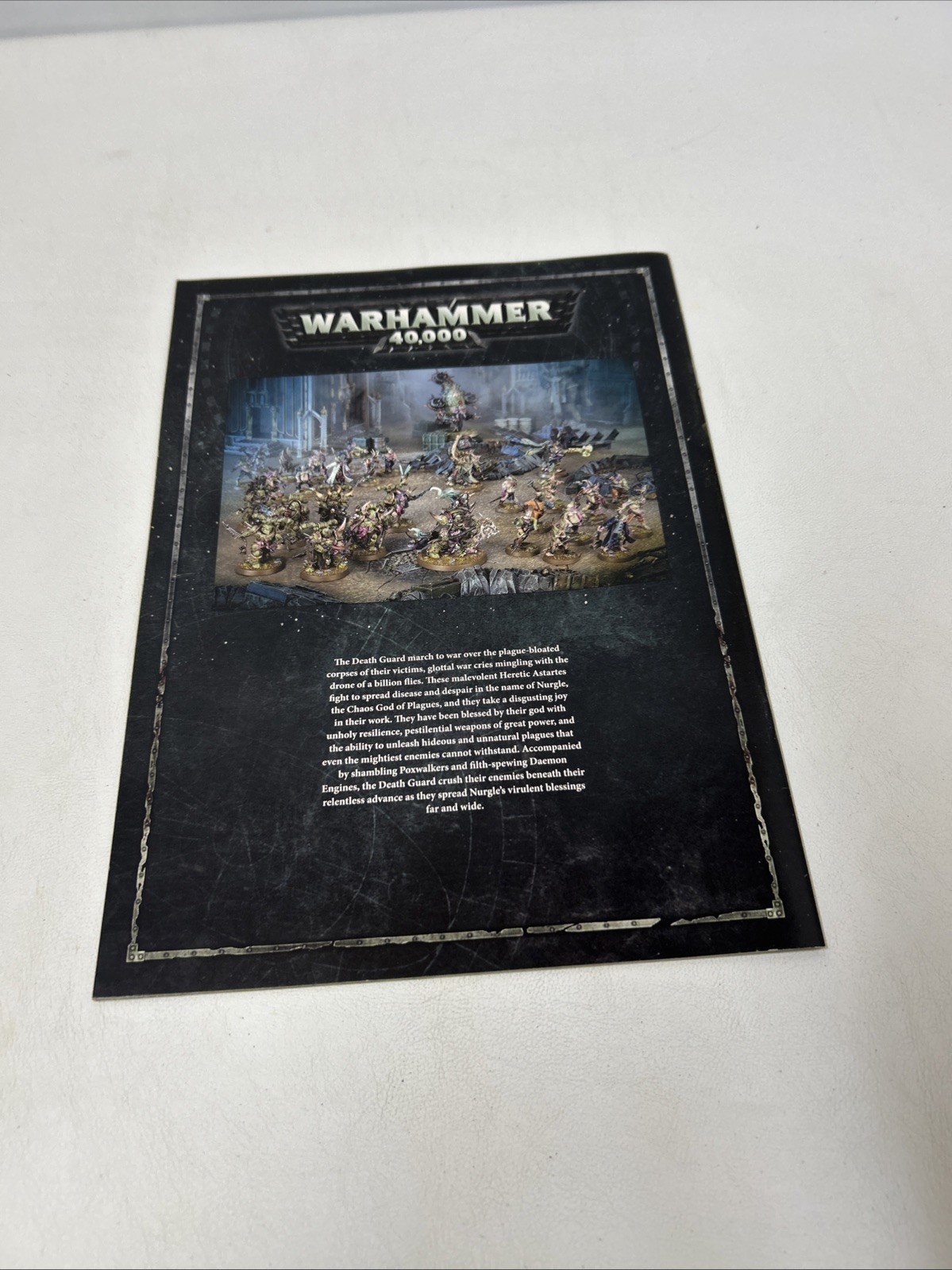 Warhammer DEATH GUARD Games Workshop OOP Rare
