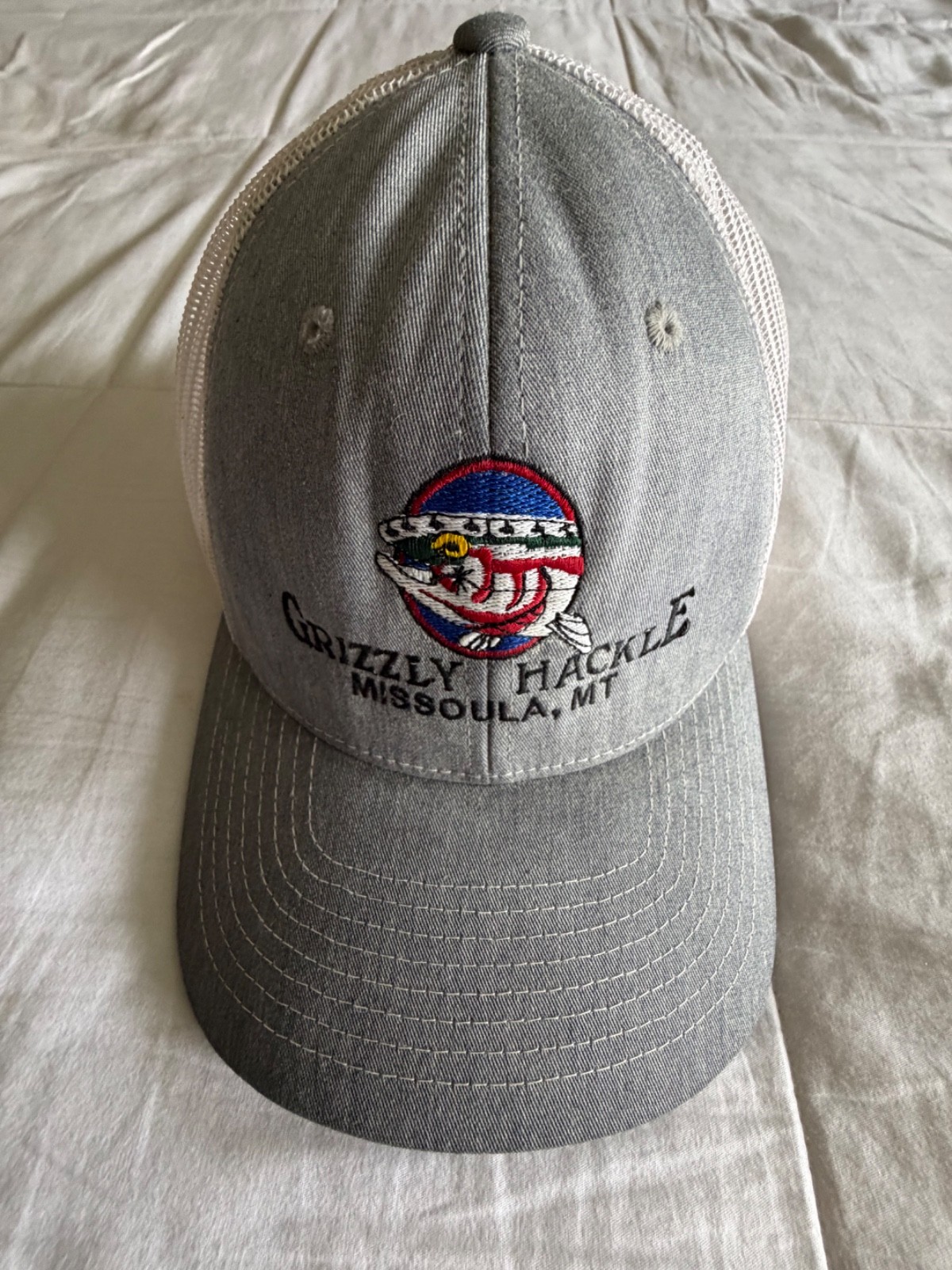 Grizzly Hackle Missoula Montana fly fishing shop guides Baseball Hat Cap