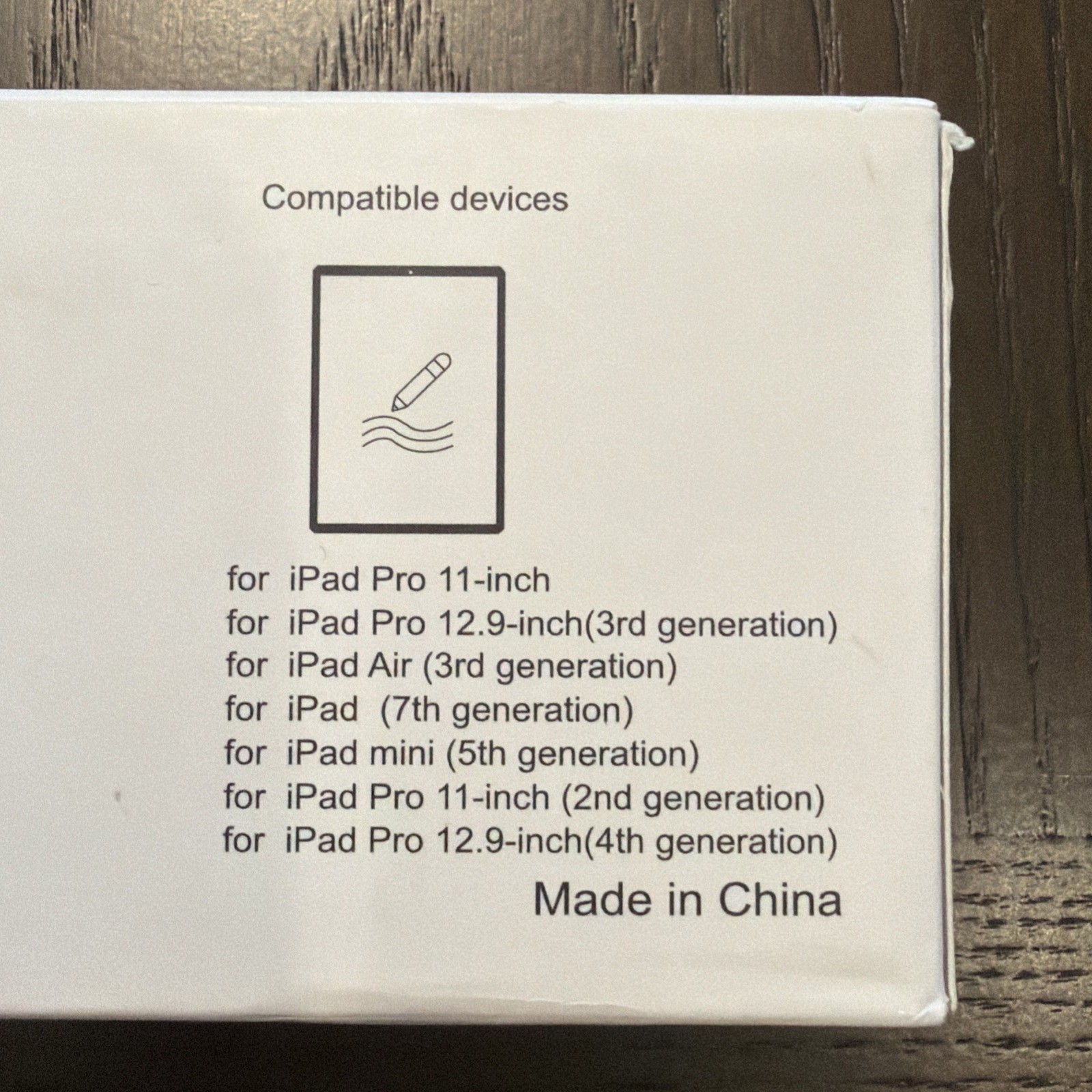Active Stylus Pen - White - Rechargeable - For use with iPad