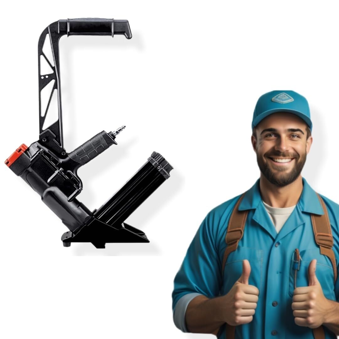 Fits Banks 2-in-1 Flooring Air Nailer/Stapler Great Drive Power All Types of Ha