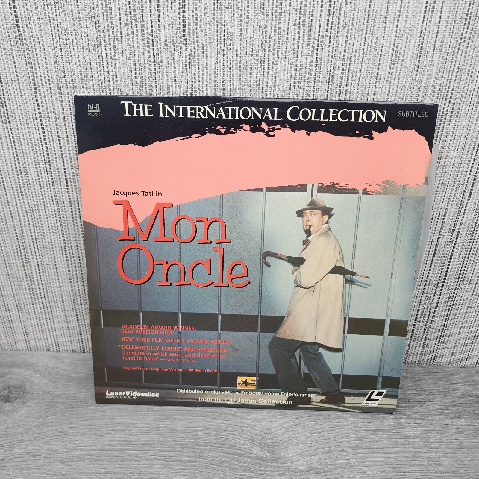 Mon Oncle aka My Uncle (1958) Laserdisc Jacques Tati