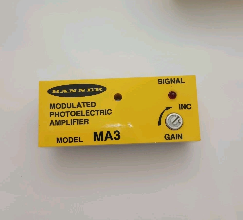 Banner Modulated Photoelectric Amplifier Model ma3