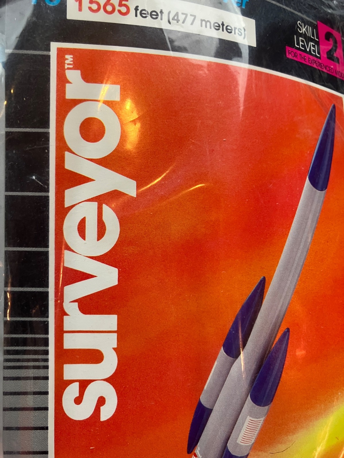 Rare Estes SURVEYOR #2046 Flying Model Rocket Kit - Sealed