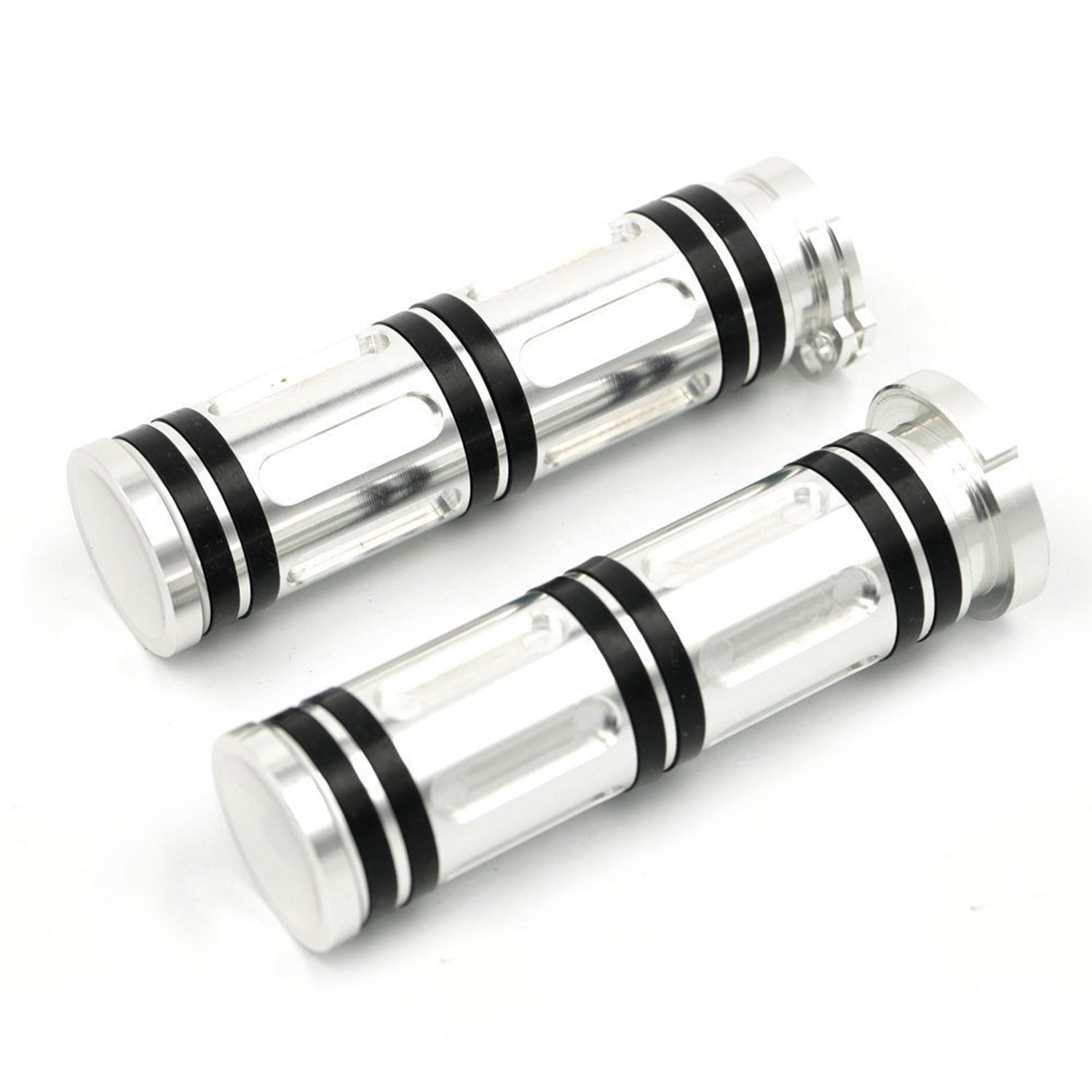 Heavy Duty CNC Billet 1" Handlebar Hand Grips for Sportster Dyna Softail Tour...