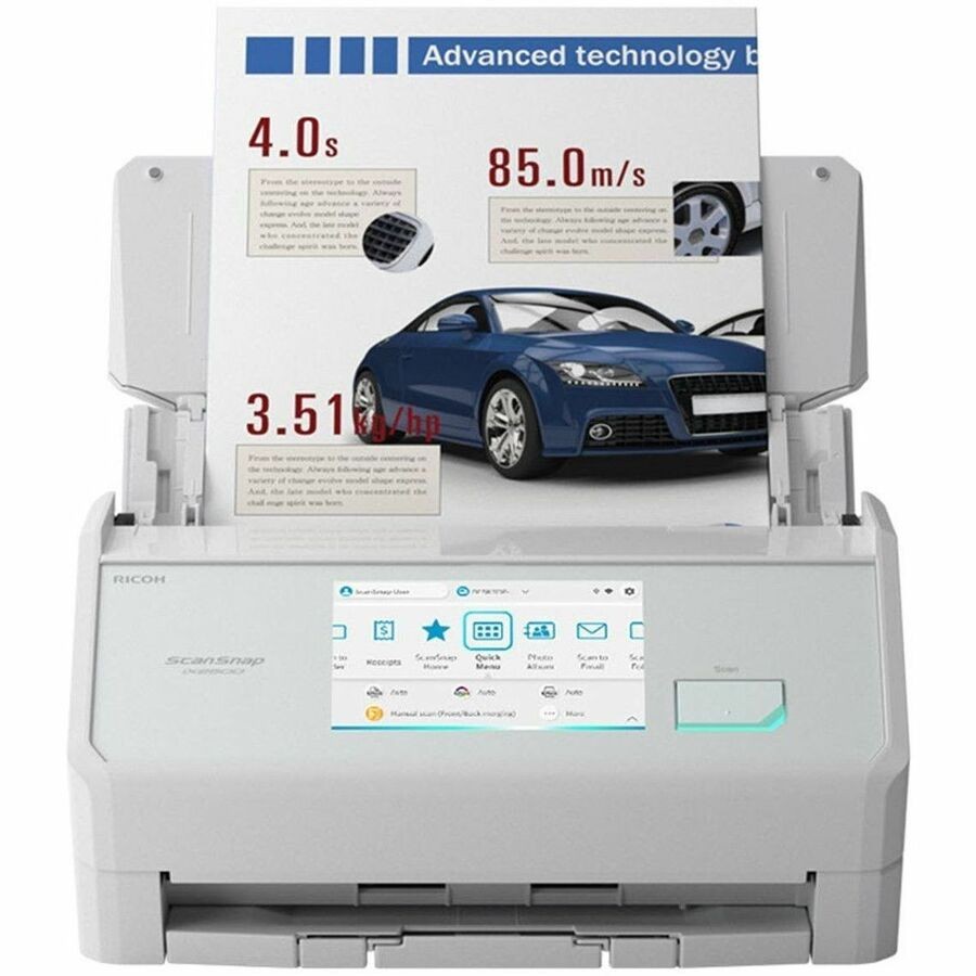 Ricoh ScanSnap iX2500 Large Format ADF/Manual Feed Scanner 600 dpi Optical White