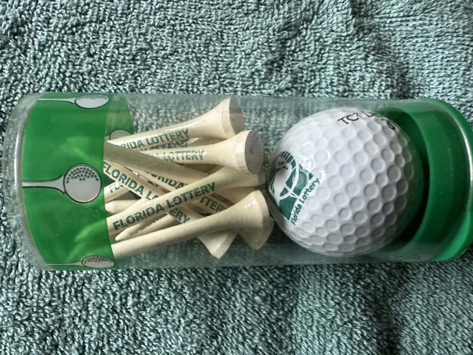 Florida Lottery Golf Ball and Tees