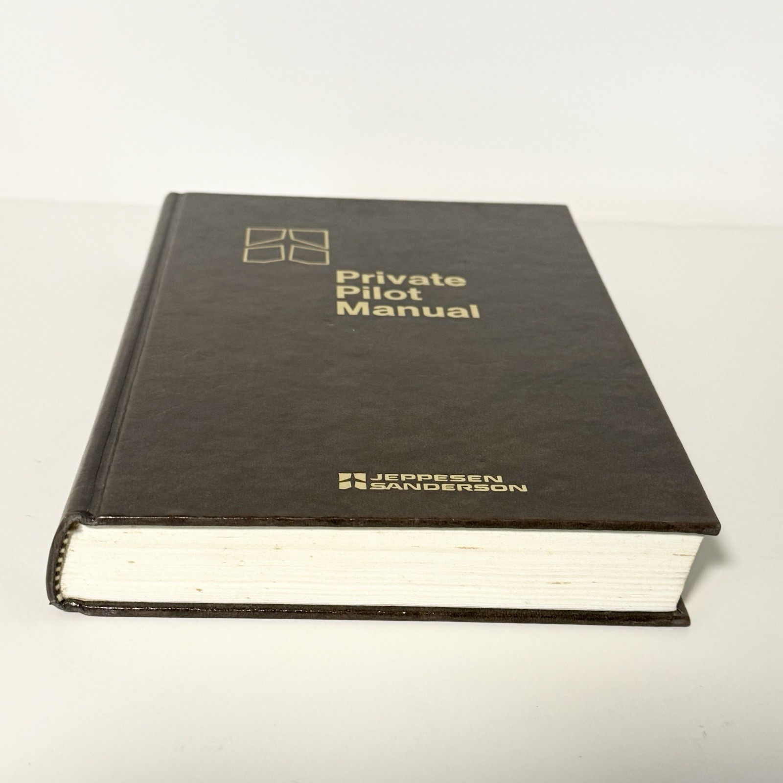 1984 Private Pilot Manual Hardcover Textbook Jeppesen Sanderson FAR Part 141 FAA