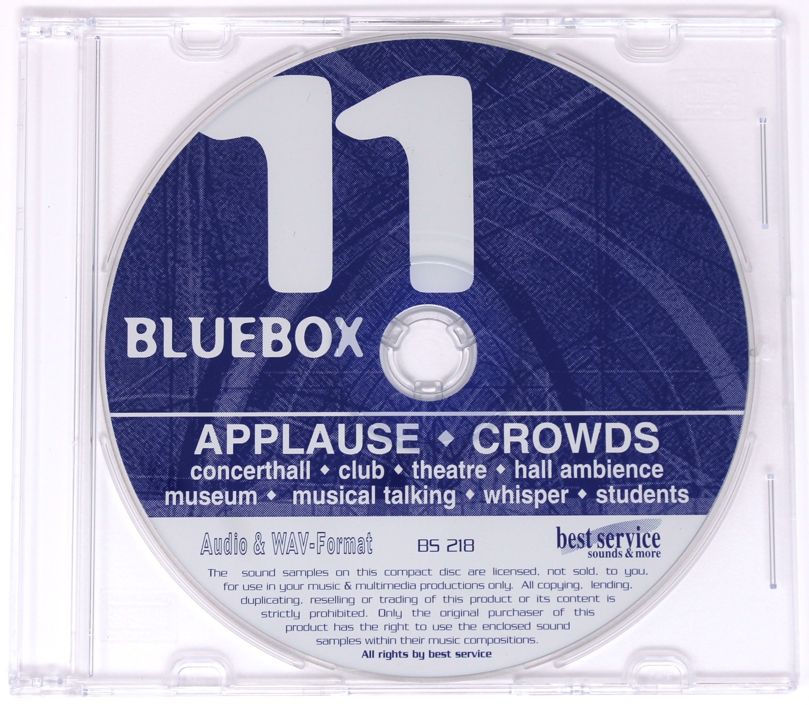 Best Service Blue Box Sound Effects Sample Library/Sampling 17 CD Set