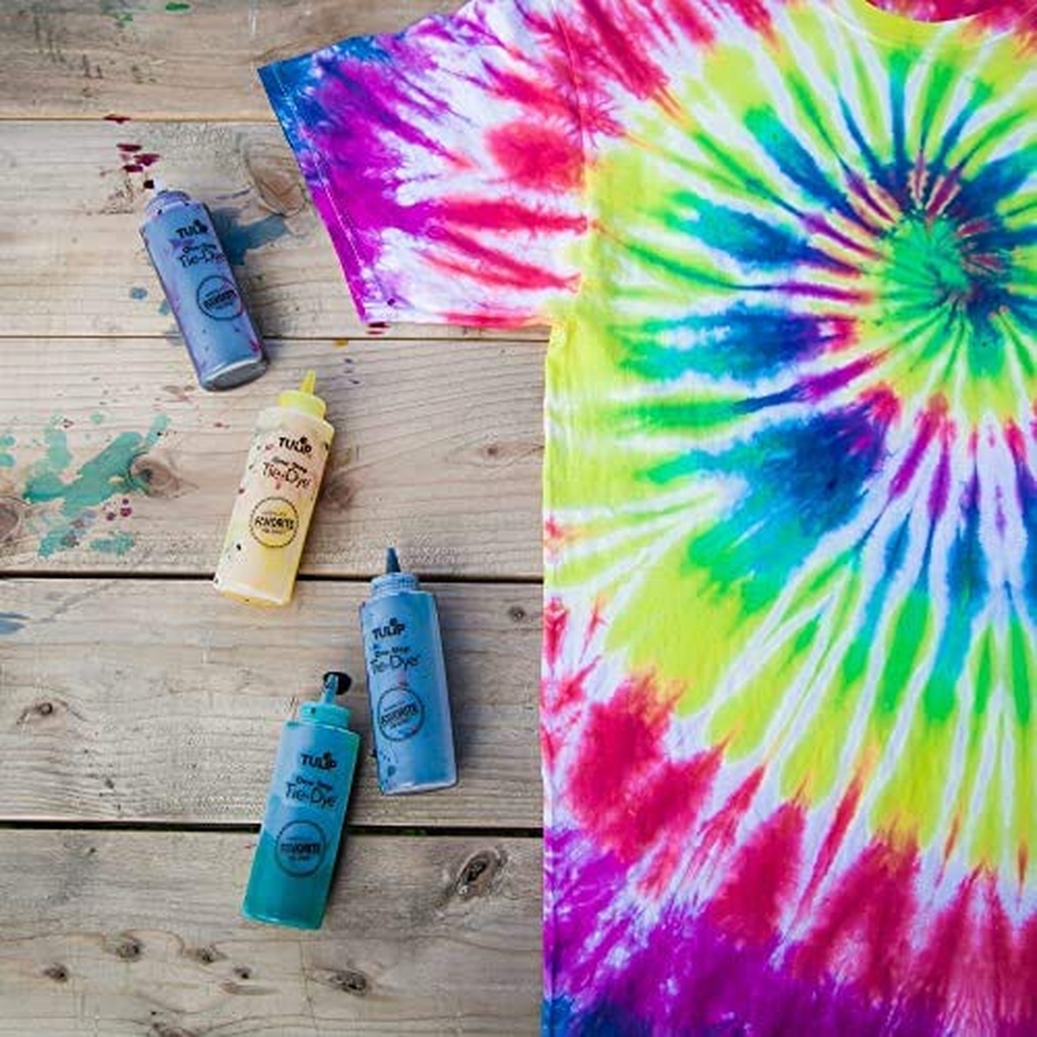 Tulip One-Step Tie-Dye kit Road Trip Bus Kit Rainbow