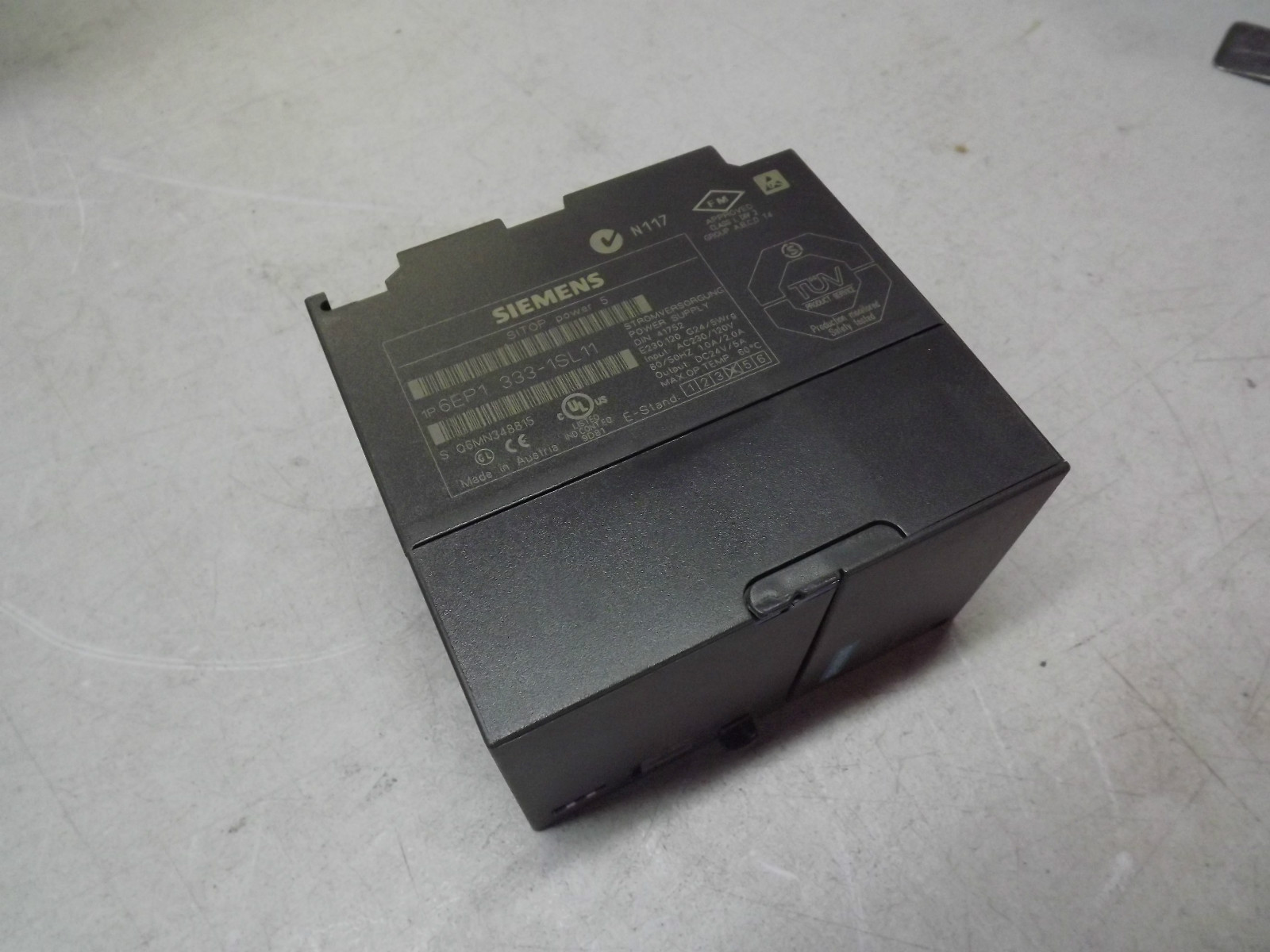 SIEMENS SIMATIC S7 SITOP Power 5 6EP1 333-1SL11 120/230Vac IN 24Vdc 5A Out Used