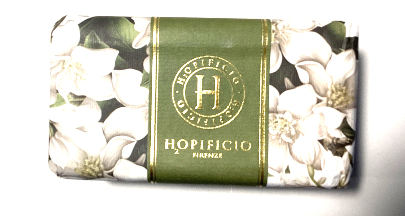 H2OPIFICIO Jasmine Triple Milled Soap - Made in Italy -lot of 2-Fast Shipping!
