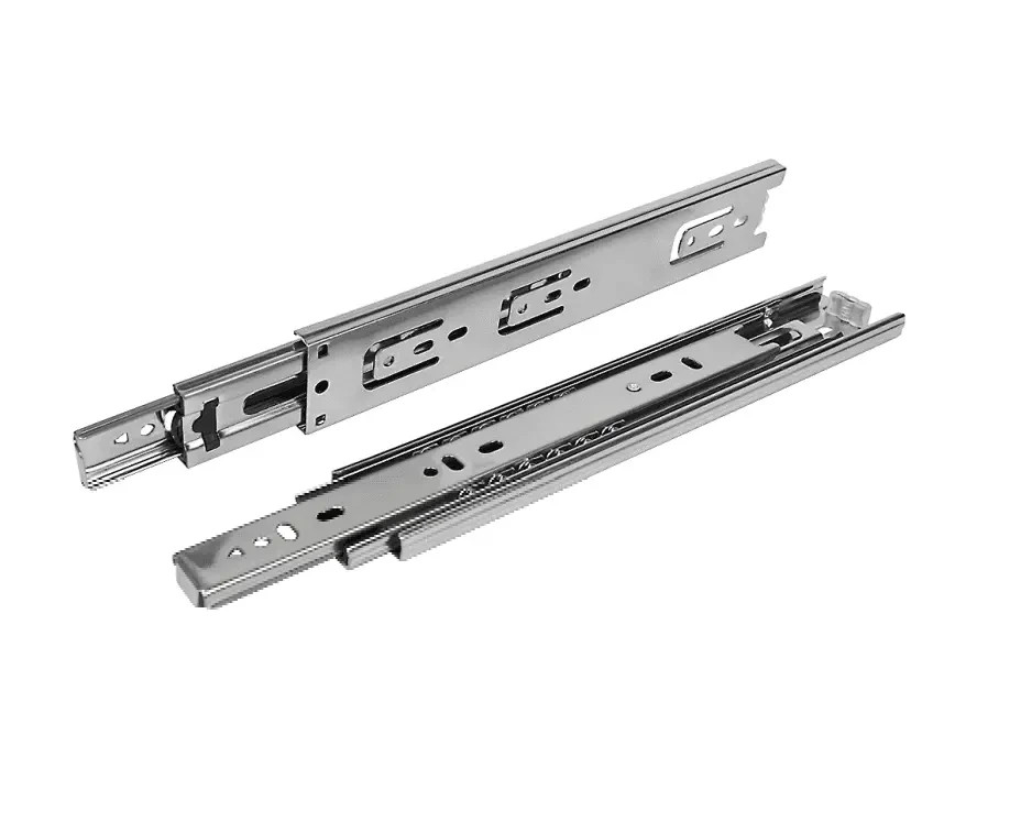Ball Bearing Drawer Slides 10"-22"Track Rail Heavy Duty Full Extension 100-lb