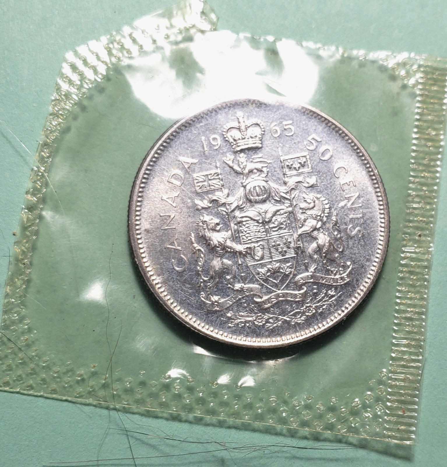 1965 Canada Proof Like Silver 50 Cents Mint Sealed